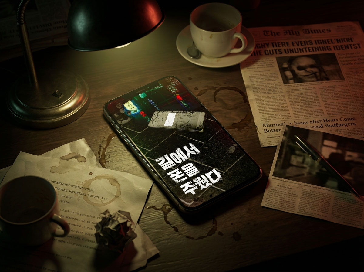 길에서 폰을 주웠다